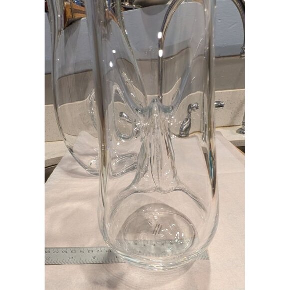Wine Carafe Decanter with Donut Hole Center made in Poland - Picture 13 of 16